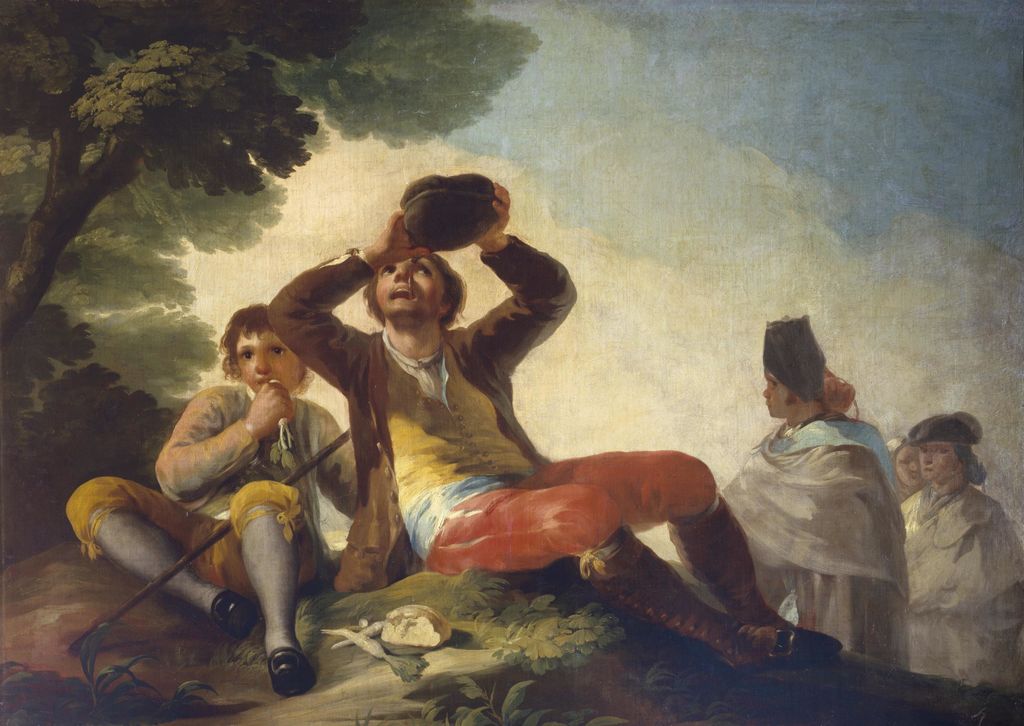 El Bebedor De Francisco De Goya