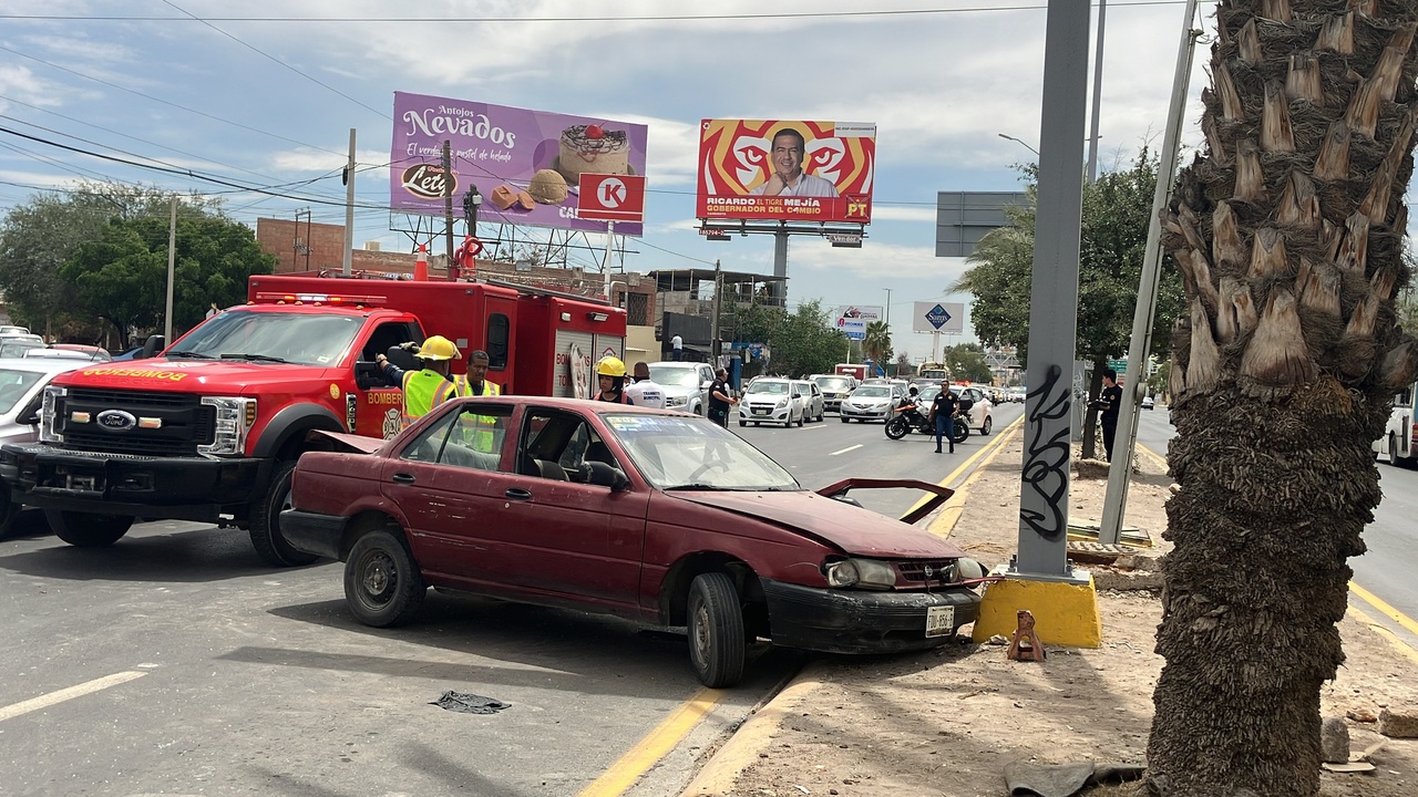 Adulto Mayor Resulta Lesionado Tras Choque Lado Mx