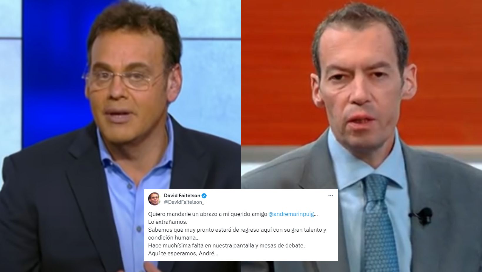 El Emotivo Mensaje De David Faitelson A Andr Mar N Te Extra Amos