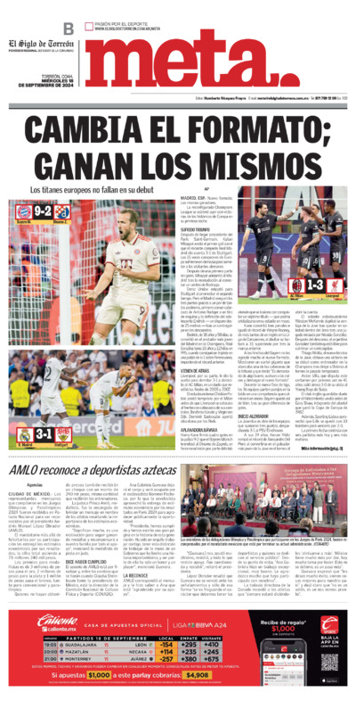 Deportes / Meta página 1