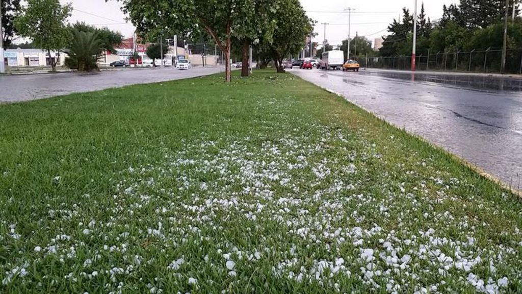 'Azota' granizo más grande que una uva