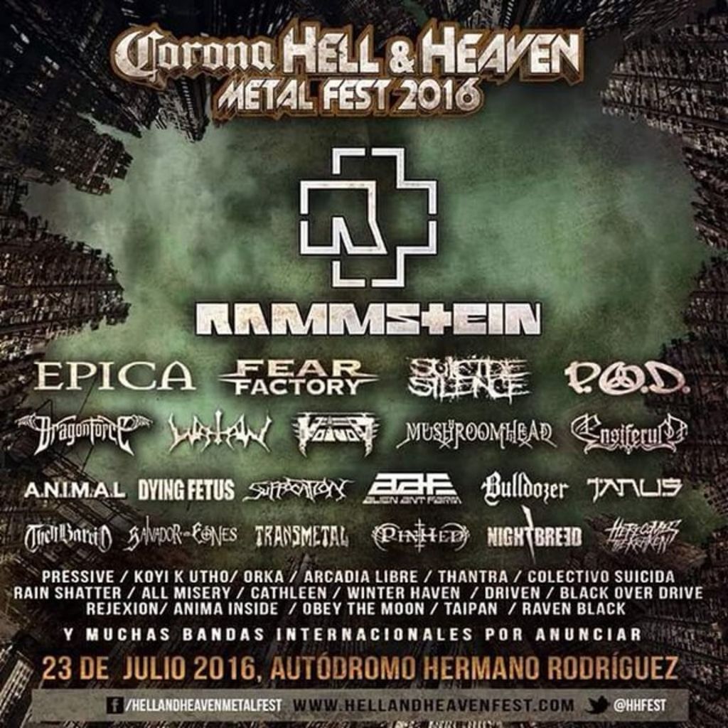 Serán más de 14 horas de música en el Hell and Heaven Fest, El Siglo de