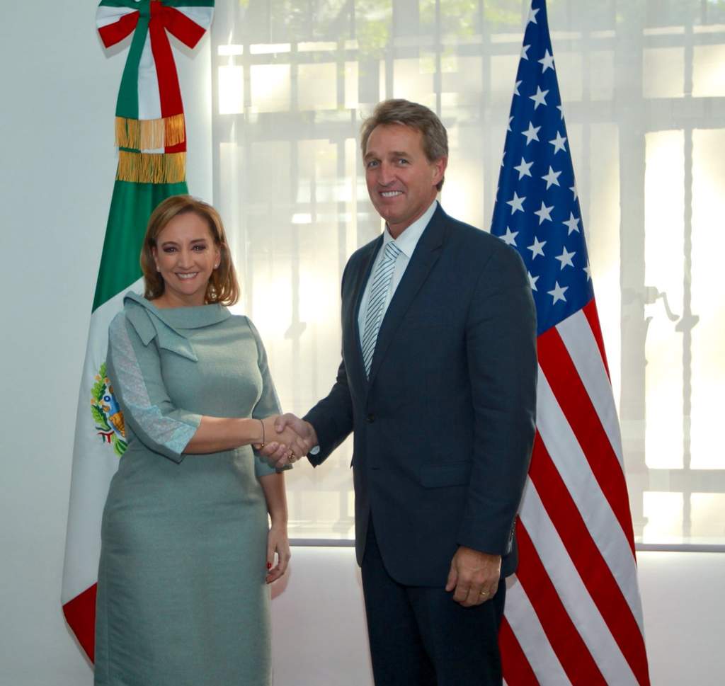 Aborda canciller temas de agenda bilateral con senador de Arizona, El