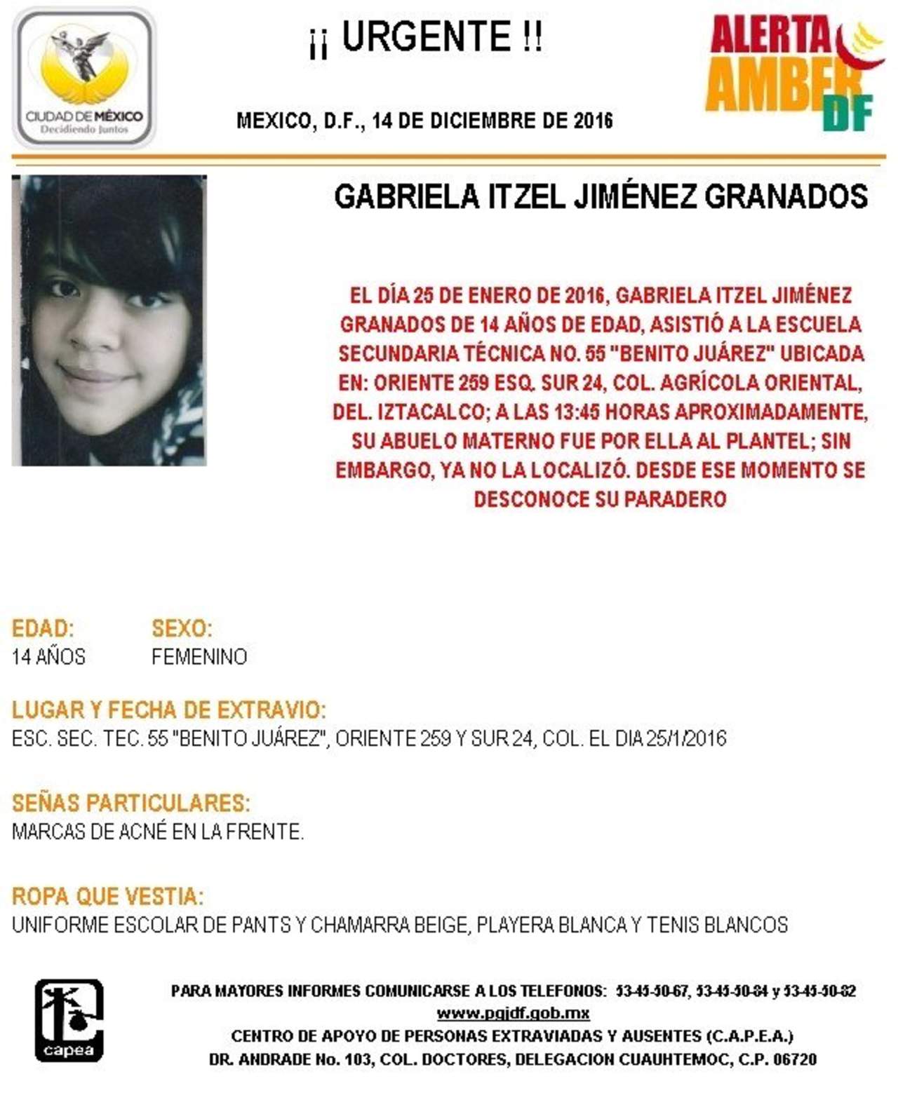 Activan Alerta Amber Para Localizar A Menor Extraviada Desde Enero El Siglo De Torreón