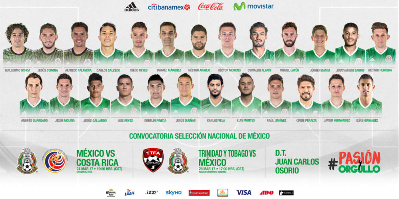 Anuncian a los convocados para la Selección Nacional, El Siglo de Torreón