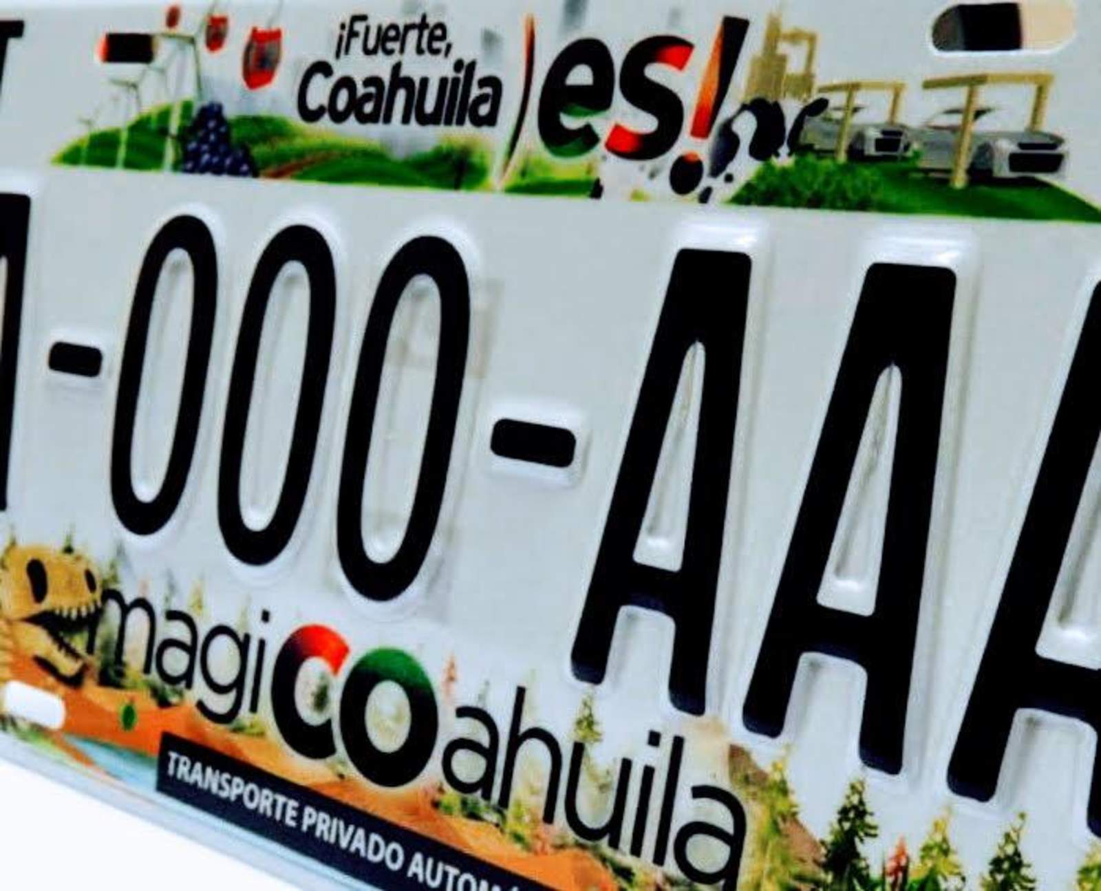 Presentan nuevas placas vehiculares en Coahuila, Siglo Torreón