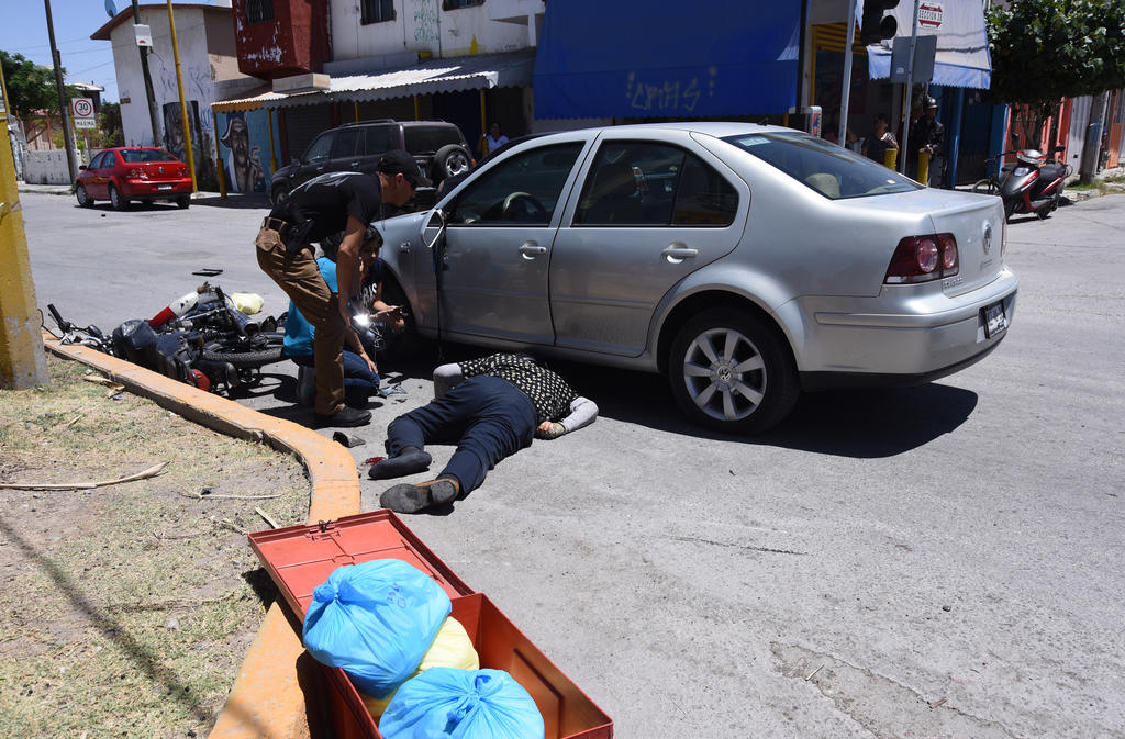 Motociclista Resulta Lesionado En Accidente De Tránsito, El Siglo De ...