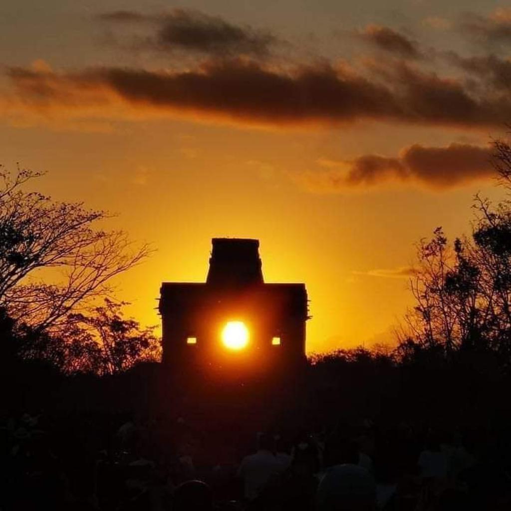 Así se vio el equinoccio de otoño en Dzibichaltún, Yucatán ...