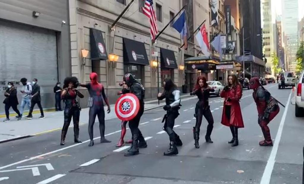 ‘Avengers’ cause a stir in the streets of New York, El Siglo de Torreón