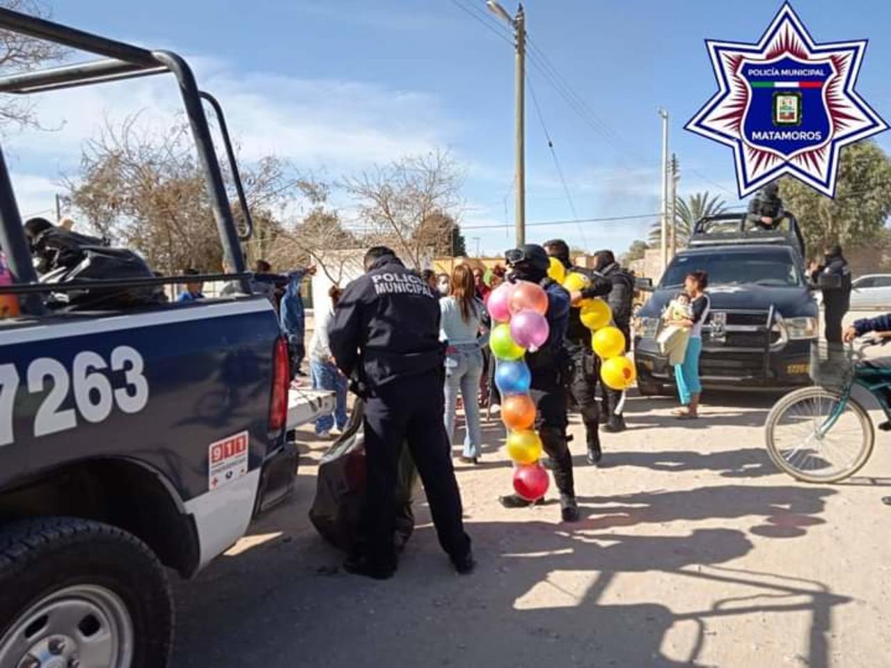 Policía de Matamoros inicia campaña de recolección de juguetes