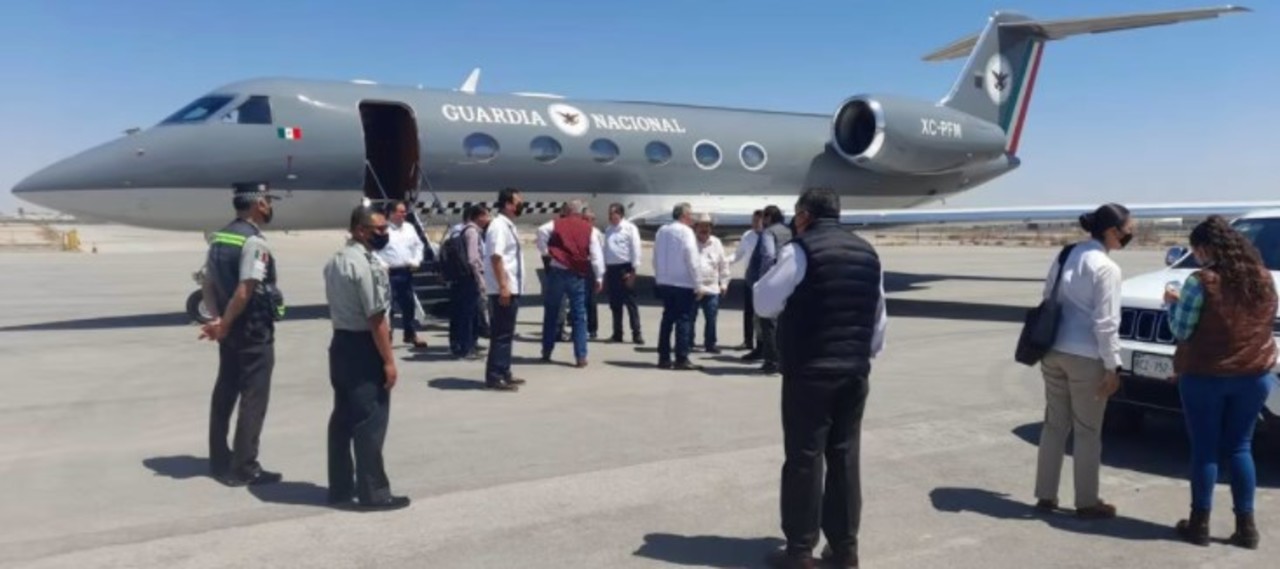 Titular de Segob sí uso avión de la Guardia Nacional para visitar Torreón